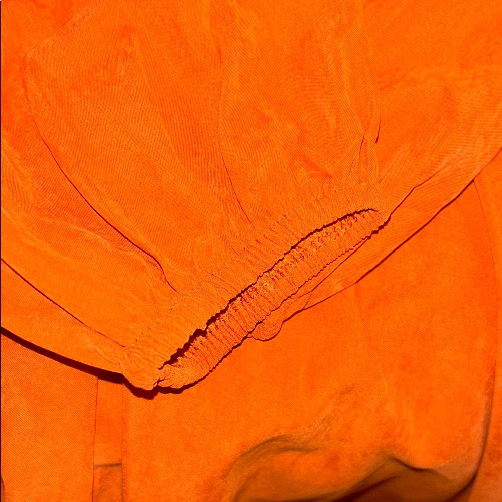 SHEIN Vibrant Orange Long Sleeve Dress - Picture 16 of 16